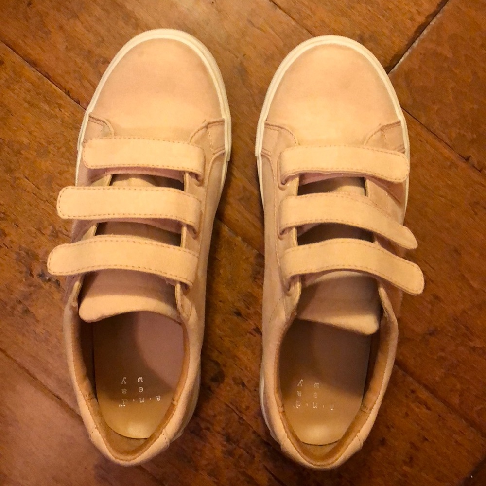 Pink sneakers